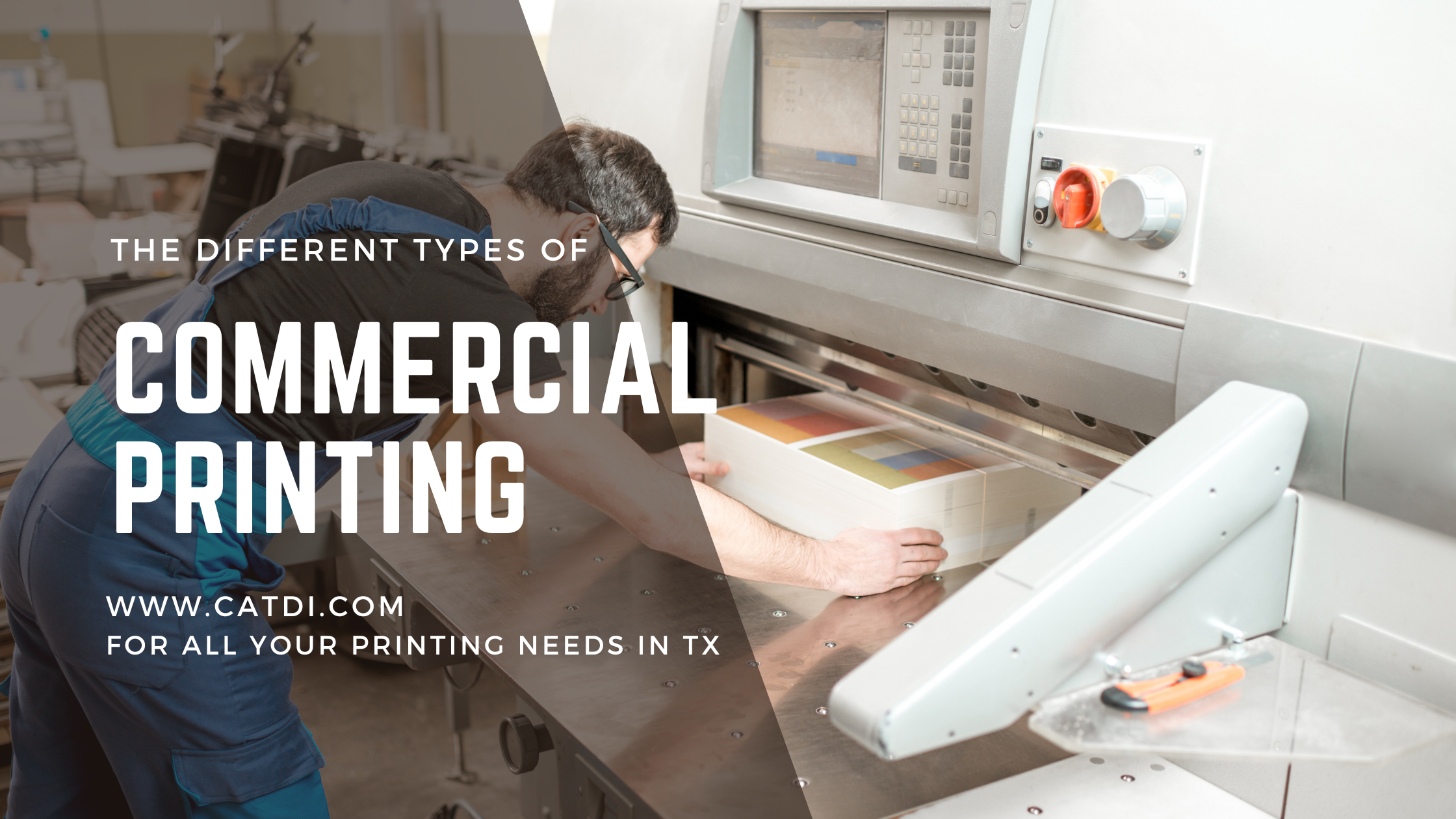 different types of commercial printing bpc