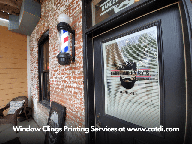 Window Clings Printing Services at www.catdi.com