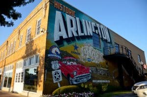 Arlington texas mural. printing services